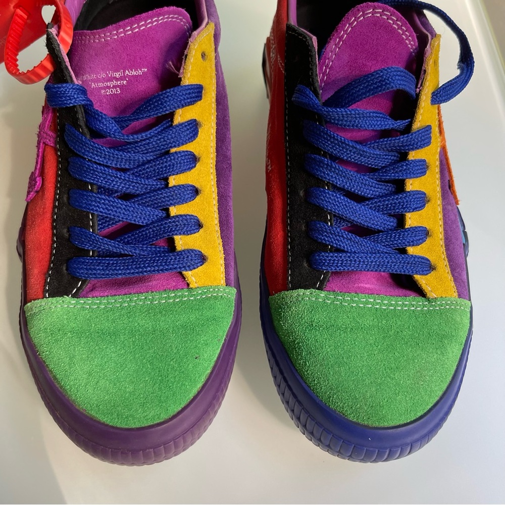 Off-White Multicolor Arrows Low Vulcanized Sneake… - image 4